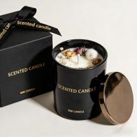 Bougie parfumée de luxe personnalisée en cire de soja écologique, décoration d'intérieur haut de gamme, emballage personnalisé avec logo, vente en gros, Nouvel An chinois
