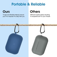 Écouteurs très demandés, logo personnalisé, étui de protection portable fin et souple en silicone, résistant aux chocs, pour AirPods Pro 1/2