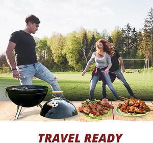 New Design <strong>Mini</strong> Size Easy to Move Smoker Portable Spherical Barbecue <strong>Grill</strong> for <strong>Charcoal</strong> Cooking - Product Image 6