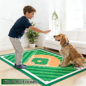 <span class=keywords><strong>Tapis</strong></span> effet cachemire <span class=keywords><strong>pour</strong></span> salon, <span class=keywords><strong>chambre</strong></span>, chevet, canapé, enfants, moderne, motif football, à poils ras, <span class=keywords><strong>tapis</strong></span> décoratif Aera - Product Image 4