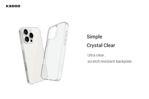 Kzdoo người giám hộ cho iPhone 16 Pro Max New TPU + PC pha lê rõ ràng điện thoại trường hợp IP16 cộng với 15 14 13 12 11 sốc-proof điện thoại trường hợp - Product Image 2