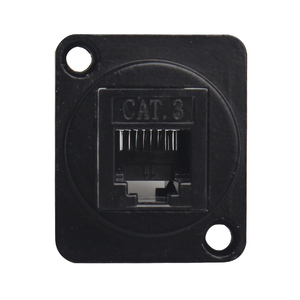 Seto <span class=keywords><strong>6P4C</strong></span> thẳng qua điện thoại mô-đun <span class=keywords><strong>RJ11</strong></span> kết nối thông tin ổ cắm Keystone Jack tường Bảng điều khiển gắn kết kết nối - Product Image 2