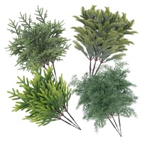 Pigne de Norfolk artificielle à branche unique, aiguilles de pin en soie, 30cm-100cm, décoration hôtelière transfrontalière pour Noël et les fêtes