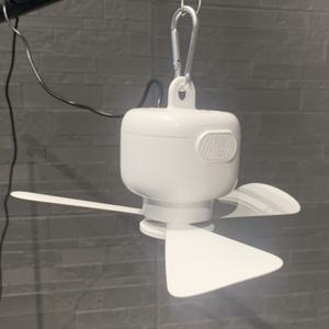Ventilateur de plafond intelligent silencieux à moteur sans balais, mini, moderne, à pales détachables, idéal pour le camping – Vente directe usine - Product Image 1