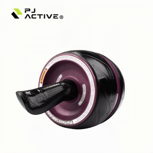 Rueda de Yoga Portátil PINJIAN, <span class=keywords><strong>Rodillo</strong></span> de Ejercicio Abdominal Personalizado al por Mayor, con Asas Antideslizantes para <span class=keywords><strong>Principiantes</strong></span>, <span class=keywords><strong>Entrenamiento</strong></span> de Pérdida de Peso - Product Image 2