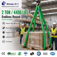 SOLI Webbing Sling SF 7:1 Kaldırma Kayışı Çift Katlı Web Slingleri Avrupa Standardı EN 1492-1 1 Yıl Garantili 2 Ton Polyester