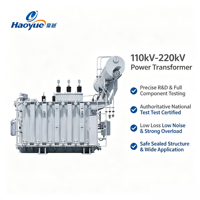 Transformateur abaisseur certifié CE 110 kV 40 MVA, stable et écologique pour les industries minière et pétrochimique