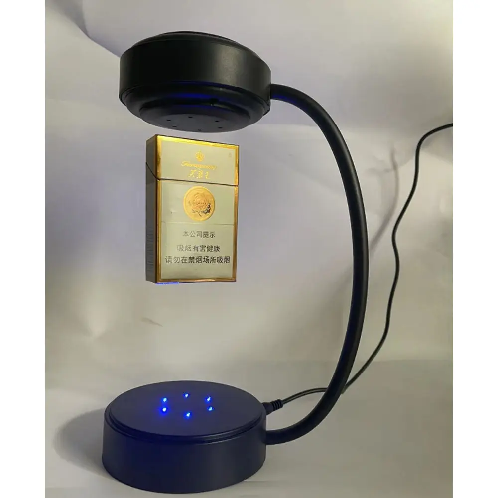 Supports magnétiques en lévitation Présentoir de boîte à cigarettes flottant Dispositif de lévitation électromagnétique