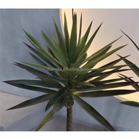 Arbre artificiel personnalisé en PE/PP, grand format, 80-150 cm de haut, jardinière carrée moderne, décoration intérieure/extérieure, plantes écologiques