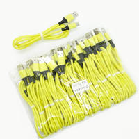 Cable Trenzado Tipo C de Carga Rápida, Cable de Datos USB Rápido, Cable Cargador USB C Tipo C, Cable de Nailon de Venta Caliente de 3 pies, 6 pies, 10 pies, 3A para Samsung