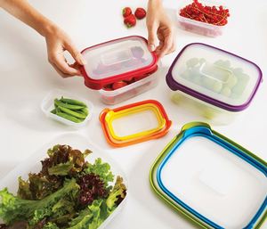 7pcs rainbow Food Storage Container Box <b>Set</b> Kitchen Accessories Safety Kids' <b>Lunch</b> Boxes - Product Image 3