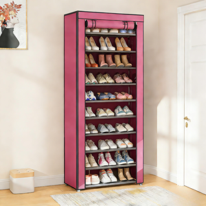 New Fabric Shoe <b>Rack</b> Dust Proof Removable Shoe <b>Rack</b> Space Saving Multi Layer Height Enhancedshoe Storage <b>Rack</b> - Product Image 4