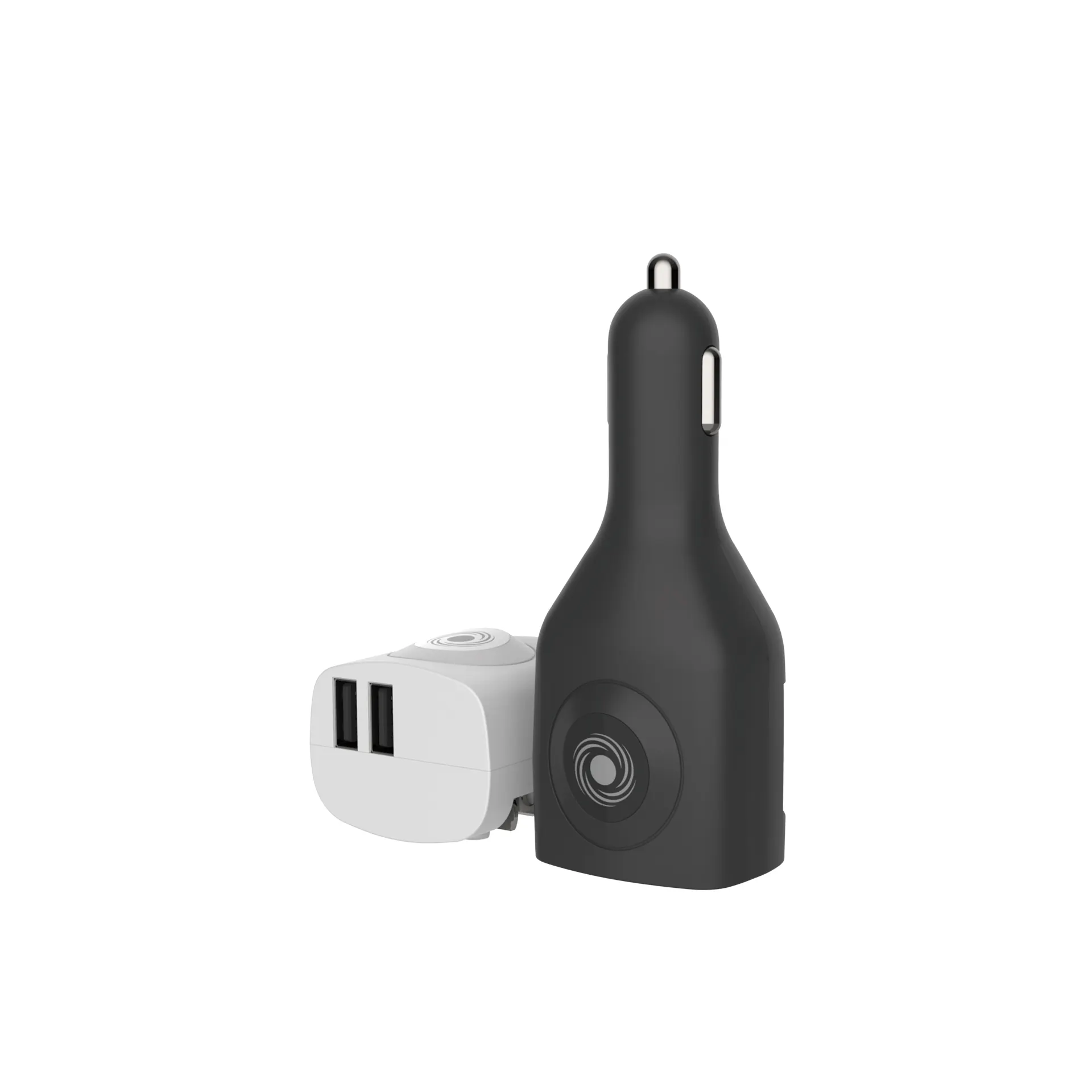 Car Charger Usb Adapter Mobile Dual Folding for Usb Accessories Travel Wall for Android Phone Cell 2 in 1 10.5W Charger