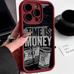 Funda de teléfono móvil compatible con High Bamboo X TPU para Apple 16/15/14/13/12/11 comercio transfronterizo billetes de dinero Moneda de dólar estadounidense - Product Image 2