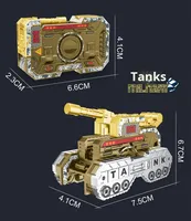 Çocuklar İçin Duyusal Dönen Oyuncak, Stres Giderici İçin Dönüşen Özellikli Plastik Tank Jeep Füze Araba Tasarımı