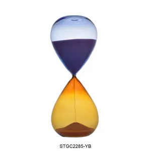 Christmas gift ware hourglass sand timer 30 minutes two color sand clock colorful sand glass decorations