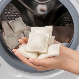 Boules de laine créatives anti-emmêlement et absorbantes pour séchage rapide dans les salles de bain - Product Image 1
