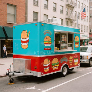 2025 Hot <b>Sale</b> Mobile Kitchen Trailers Outdoor Coffee Cart Trailer <b>Food</b> <b>Truck</b> - Product Image 6