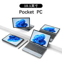 Ordinateur portable 10,1 pouces I3-1215U Wi-Fi 6 Déverrouillage facial Écran tactile 2 en 1 Ordinateur portable de poche PC PD65W Type-C Bureau Affaires