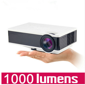 projecteur 1kg Vidéo LED Lampe 1000 Lumens 55-120 pouces Écran De Projecteur <span class=keywords><strong>Motorisé</strong></span> Avec Télécommande Sans Fil Projecteur - Product Image 6