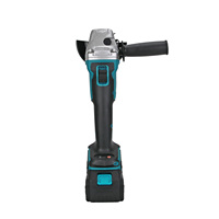 Meuleuse d'angle sans fil électrique à batterie lithium, sans balais, mini 21V 500W 10000 tr/min, interrupteur coulissant, pour bricolage, 110MM 150MM