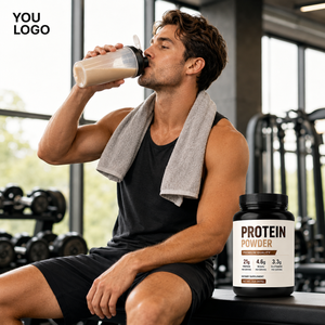 Proteína de Suero de Leche Concentrada Personalizada, Suplemento Dietético para el Cuidado Corporal y Entrenamiento, 907g por Frasco - Product Image 6