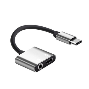 2 1 USB Loại C 3.5Mm AUX <span class=keywords><strong>Adapter</strong></span> Headphone <span class=keywords><strong>Adapter</strong></span> USB-C Jack Cáp Âm Thanh Cho Điện Thoại Di Động Cho <span class=keywords><strong>HTC</strong></span> Cho LG Đối Với Xiaomi Redmi - Product Image 1