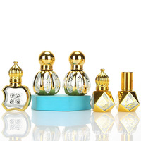 Botella de aceite Dongfeng China de 8ml, botella de vidrio con rodillo en forma de calabaza para perfume, botella pulverizadora a presión portátil al por mayor KS-301 con tapa ligera