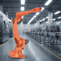 Robot de palettisation STEP SR10/2000 avec une charge utile de 10 kg et une portée de bras de 2010 mm, bras robotisé à 6 axes