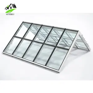 Garden roofing large outward rooftop aluminum windows cover artificial skylight price