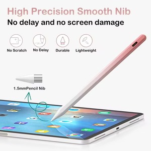 ปากกาสไตลัสแบบ Capacitive สีไล่ระดับ พร้อมพอร์ตชาร์จ Type C รองรับการตรวจจับการเอียง ป้องกันการสัมผัสโดยฝ่ามือ และแม่เหล็กดูดติด สำหรับ iPad - Product Image 2