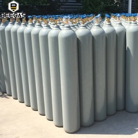 Cylindre de gaz argon haute pureté certifié ISO9001 pour l'industrie du soudage, pression de 150 bars