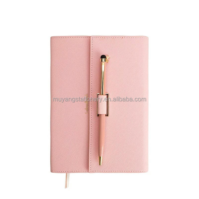 Custom Logo Design Pu Leather Laser Engraved A5 Textured Notebook Gift ...