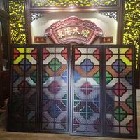 Soundproof Exterior Wooden Window Custom Outdoor Timber Windows for Church Hotel Home Construction
