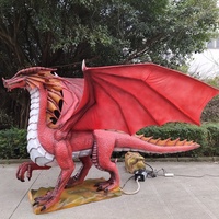 Robot Dragon fait à la main modèle grandeur nature film rôle animatronique Dragon usine de Chine Dragon