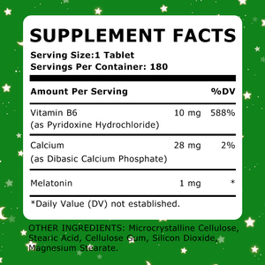 Compléments alimentaires OEM ODM avec calcium et mélatonine pour aider à calmer l'esprit et le corps et à maintenir une bonne santé – Comprimés de mélatonine - Product Image 2