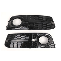 Grille de protection des feux antibrouillard pour Audi A4B8 2009-2012, en plastique ABS, garniture inférieure du pare-chocs avant, pièce de modernisation D089