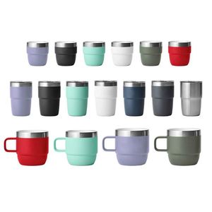 Vaso Térmico de Acero Inoxidable con Asa de 12oz y 14oz, Diseño Moderno y Simple para Beber Directamente en Casa u Oficina - Product Image 3