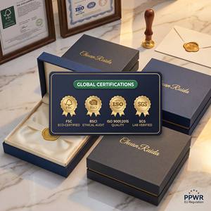 Boîtes cadeaux magnétiques de luxe personnalisées carton rigide recyclable finition artistique satinée marque Guangdong de logo personnalisé stratification mate <span class=keywords><strong>CRD</strong></span> - Product Image 6