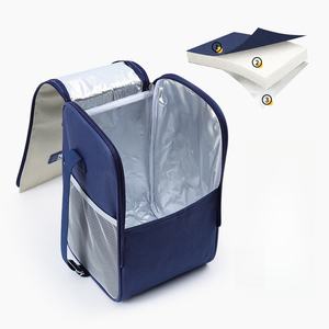 กระเป๋าเก็บอุณหภูมิทรงกระบอกแบบหนา ผ้าอ๊อกซ์ฟอร์ดกันน้ำ สำหรับใส่กล่องอาหารกลางวัน พร้อมสายสะพายไหล่ - Product Image 3