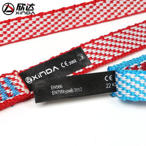 Cuerda Plana Xinda para Escalada en Roca y Montañismo, Resistente al Desgaste, Cinturón de Protección con Capacidad de Carga de 22 kg, EN566 EN795 - Product Image 1