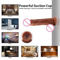 Heizung Teleskops chaukel Schub Silikon Sexspielzeug für Erwachsene Weiche weibliche Massage Mastur bator Riesige realistische Vibrator Dildos
