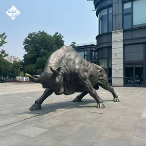 Life Size Beautiful Decorative Art Famous <strong>Large</strong> Modern Metal <strong>Large</strong> Modern Cattle Bronze Sculpture - Product Image 1