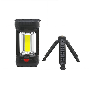 Linterna de camping alimentada por batería recargable COB LED con soporte de trípode de base magnética | Gancho de luz de trabajo para uso de emergencia al aire libre - Product Image 5