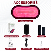 Sabuk LED 152 Lampu Tanpa Kabel Kelas Medis untuk Penurunan Berat Badan, Matras Terapi Cahaya Merah Inframerah 660nm 850nm untuk Tubuh, Bantalan Sabuk Terapi Cahaya Merah