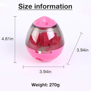 Alta calidad respetuoso con el medio ambiente divertido perro alimentador lento entrenamiento tratar bola mascota movimiento interactivo juguetes vaso dispensación de alimentos - Product Image 3