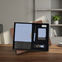 Ensemble cadeau d'affaires personnalisé fait main : Carnet A5, stylo métallique haut de gamme, porte-cartes, porte-clés en similicuir – Personnalisation pour clients