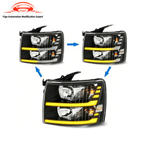 Service après-vente - Feux de jour pour voiture - Phares LED pour Chevrolet Silverado 1500 Pickup Trucks 2007-2013
