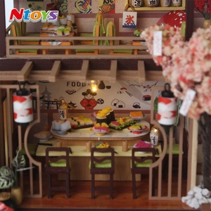 <span class=keywords><strong>Casa</strong></span> pequeña japonesa <span class=keywords><strong>De</strong></span> cerezo para niños, modelo <span class=keywords><strong>De</strong></span> <span class=keywords><strong>casa</strong></span> <span class=keywords><strong>De</strong></span> madera, juguetes hechos a mano con Modelos <span class=keywords><strong>De</strong></span> luz - Product Image 4