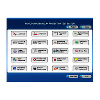 Testeur de protection de relais six phases, dispositif de test de protection de relais micro-ordinateur 6 phases, ensemble de test de protection de relais haute précision